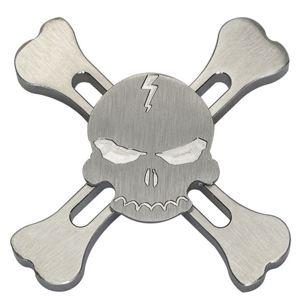 ILoveFidget Skull Hand Spinner Fidget EDC Toy (Stainless Steel)