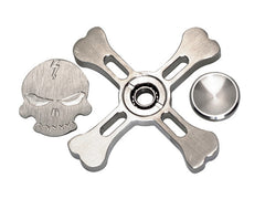 ILoveFidget Skull Hand Spinner Fidget EDC Toy (Stainless Steel)